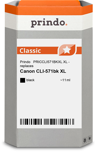 Prindo Classic XL Schwarz Tintenpatrone