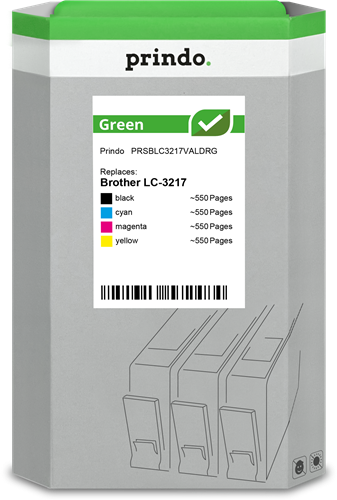 Prindo Green Multipack Schwarz / Cyan / Magenta / Gelb