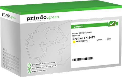 Prindo Green XL Gelb Toner