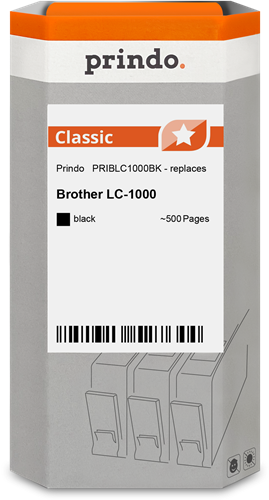 Prindo LC-1000 Schwarz Tintenpatrone