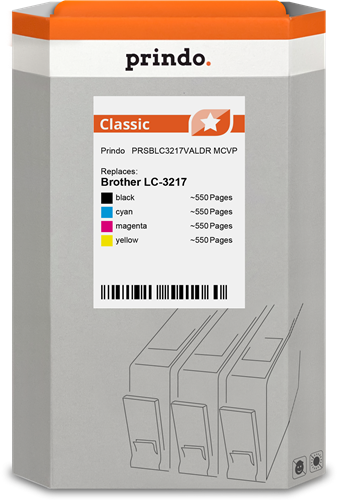 Prindo PRSBLC3217VALDR MCVP Multipack Schwarz / Cyan / Magenta / Gelb