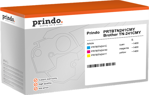 Prindo PRTBTN241CMY Multipack Cyan / Magenta / Gelb