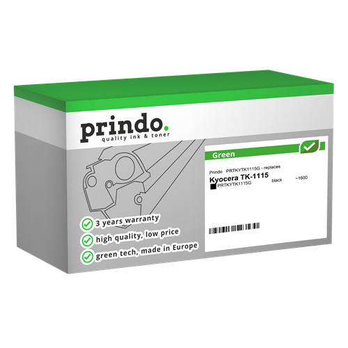 Prindo PRTKYTK1115G Schwarz Toner