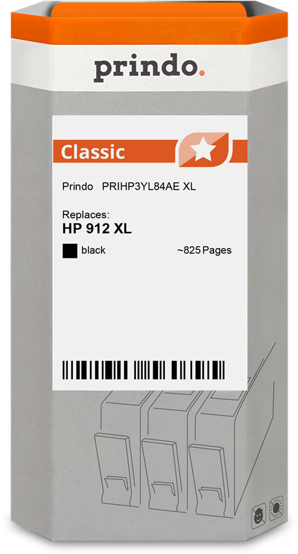 HP 912 XL - black / schwarz - kompatibel - Druckerpatrone mit Chip