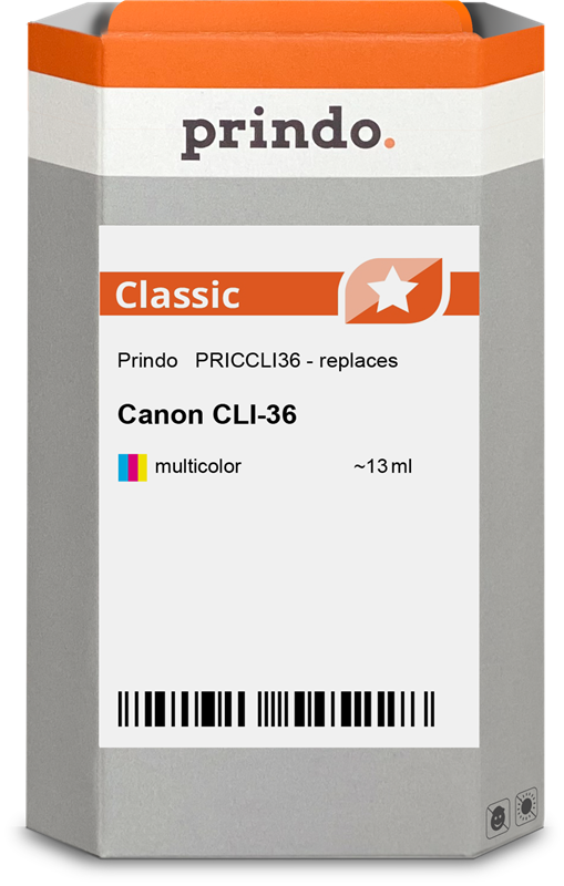 Prindo CLI-36 mehrere Farben Tintenpatrone