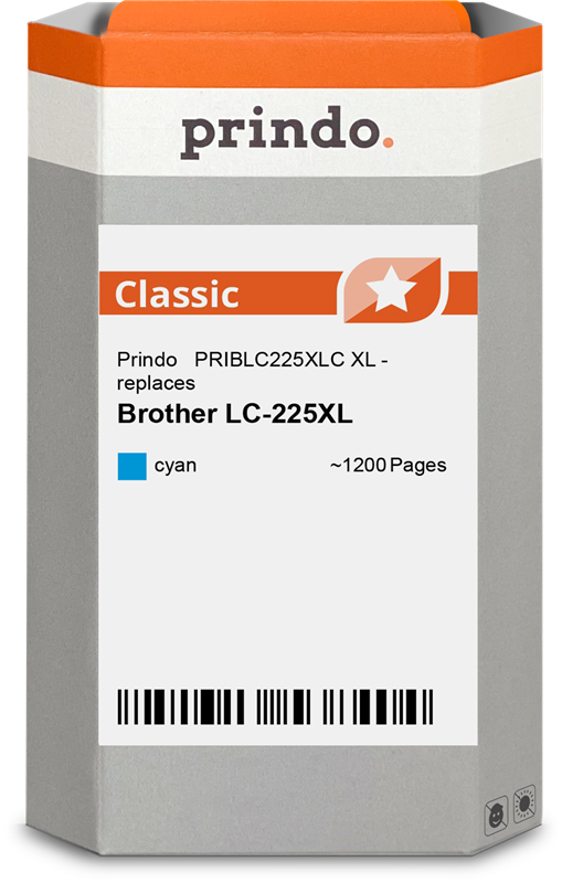 Prindo LC-225XL Cyan Tintenpatrone