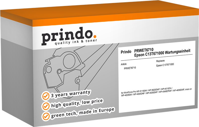 Prindo WorkForce Pro WP-4525DNF PRWET6710
