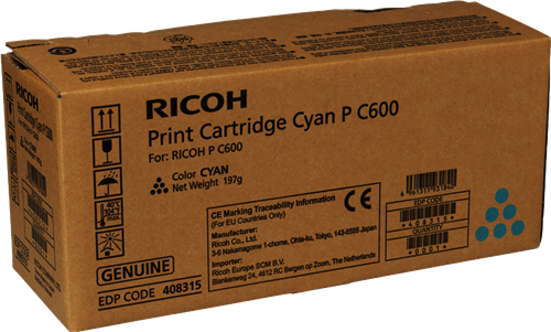 Ricoh P C600C Cyan Toner