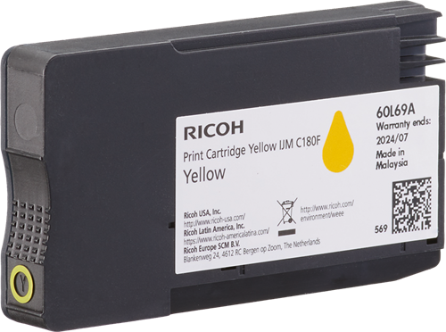Ricoh Yellow IJM C180F Gelb Druckerpatrone