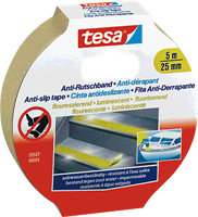 Tesa Anti-Rutschband, fluoreszierend Gelb