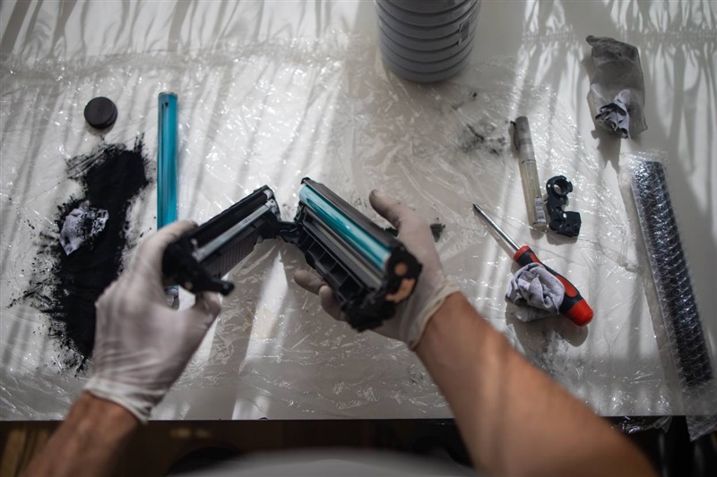 Toner Recycling Zerlegung